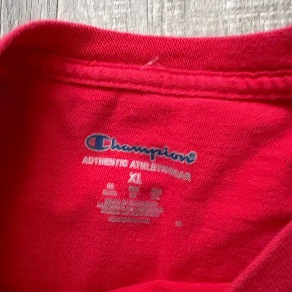 Champion Short Sleeves Tee Men's Heritage Script Logo Size‎ XL - Picture 2 of 4